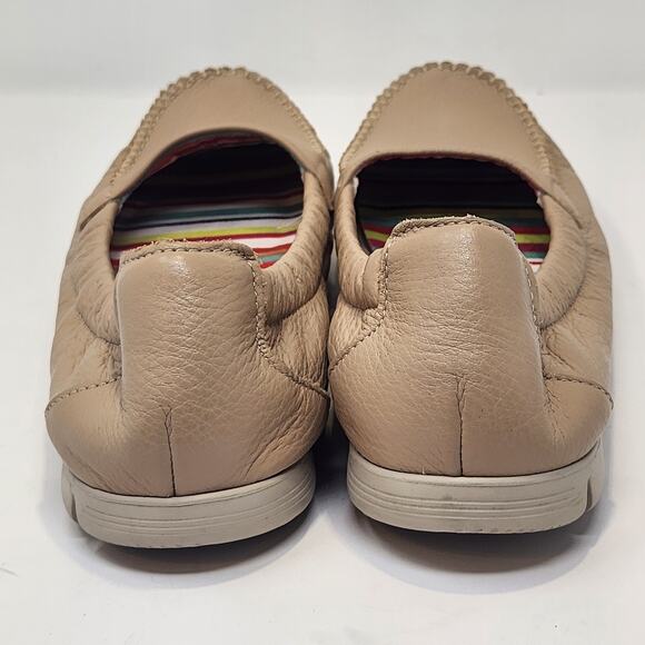 SAS Sunny Slip On Latte Brown Leather Loafer Women Size 9.5 N Comfort Shoes - Picture 6 of 8